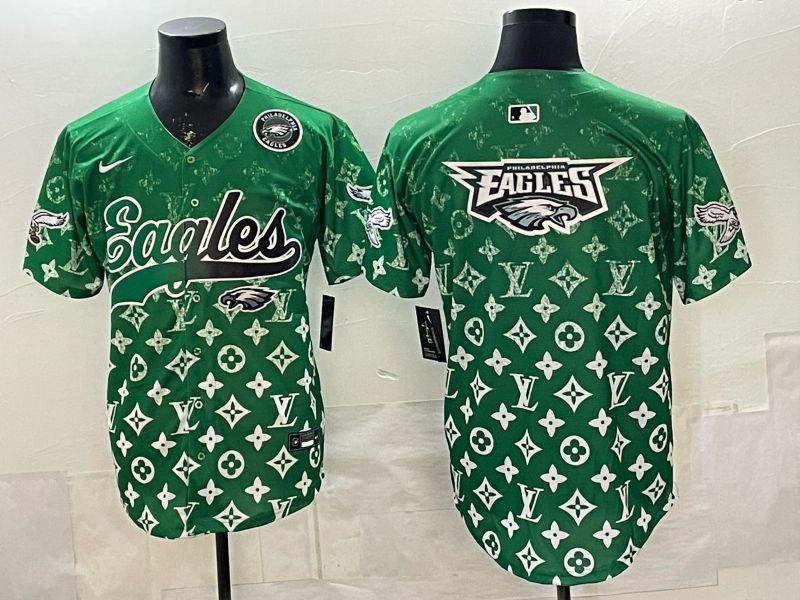 Men 2026 Philadelphia Eagles Blank Green Nike Limited NFL Jersey style 0009->washington commanders->NFL Jersey